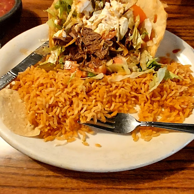 Mini Tostada with Rice