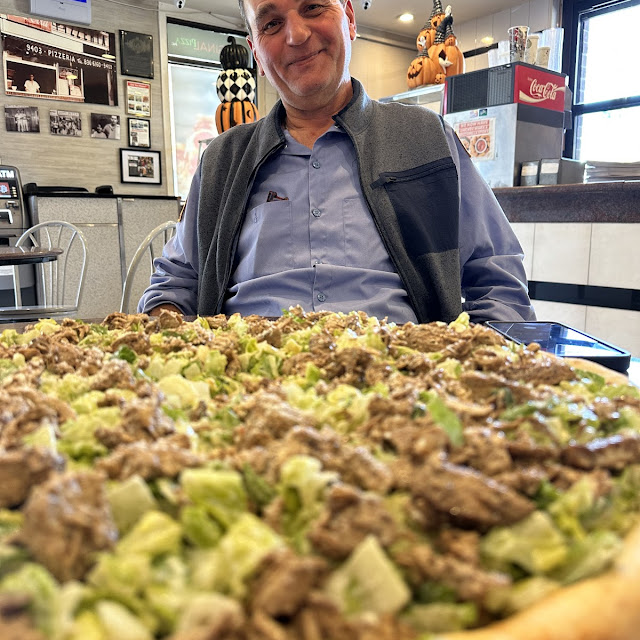 Chicken Caesar Salad Pizza