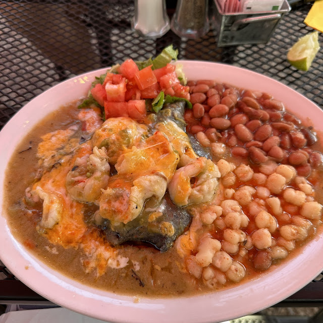 Blue Corn Enchiladas -No Cheese