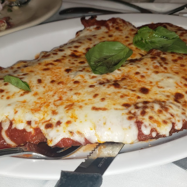 Pollo Parmigiana with Spaghetti