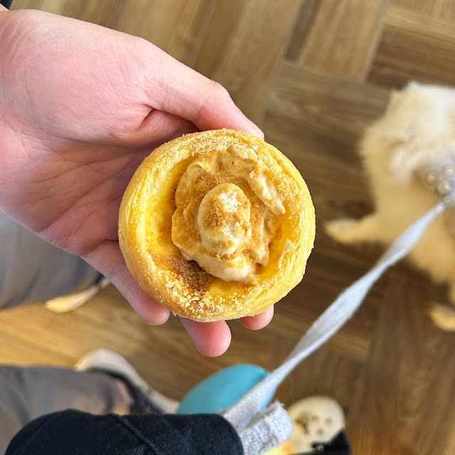Injeolmi Egg Tart