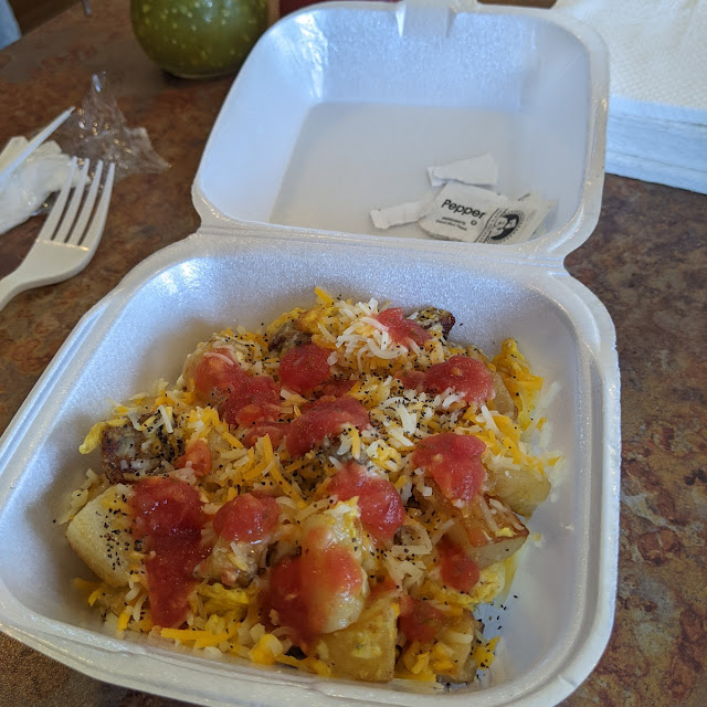 Sausage Egg Cheese Potato Bowl