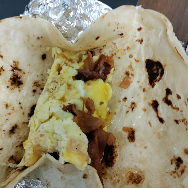 Bacon Egg and Cheese Tacos
