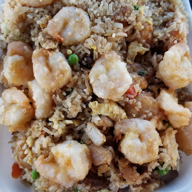 Combination Fried Rice with Extra Shrimp