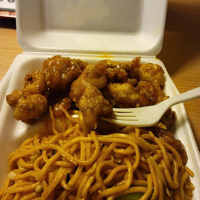Orange Chicken and Chow Mein