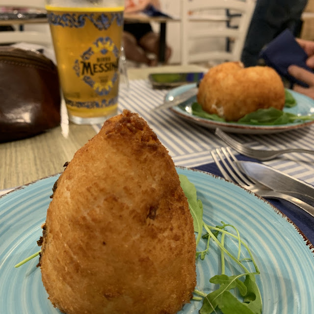 Arancino with Cuttlefish Ink