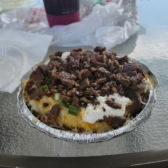 Carne Asada Baked Potato