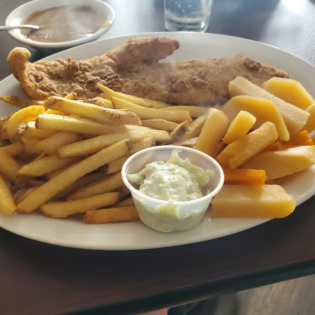Pan-Fried Haddock and Chips