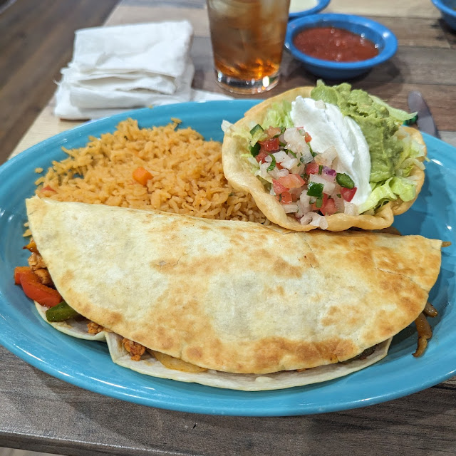 Spinach & Mushroom Quesadilla