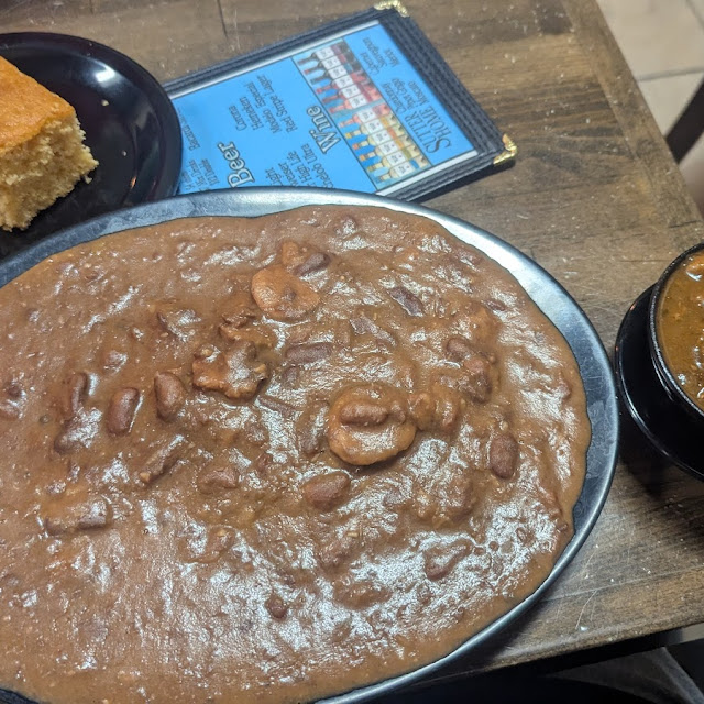Red Beans and Rice Cornbread and Gumbo