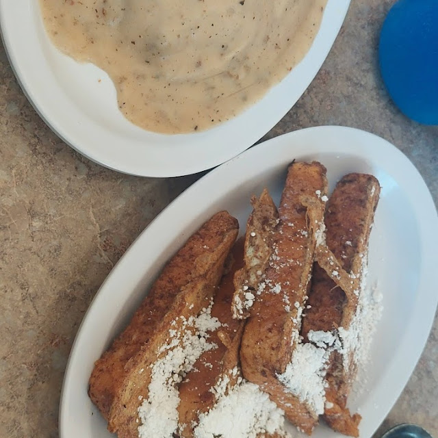 Biscuits and Gravy French Toast