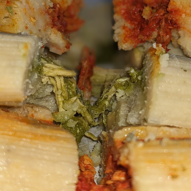 Queso Con Rajas Tamales