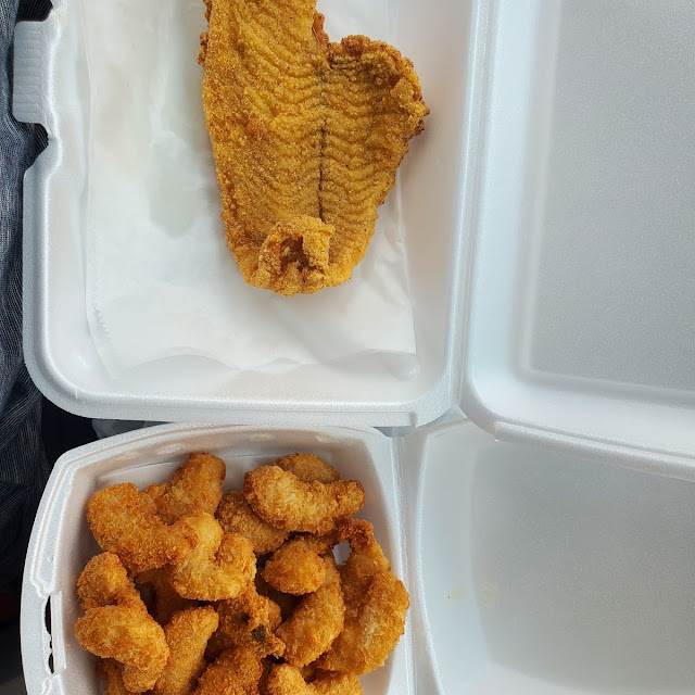 Fried Flounder and Fried Shrimp