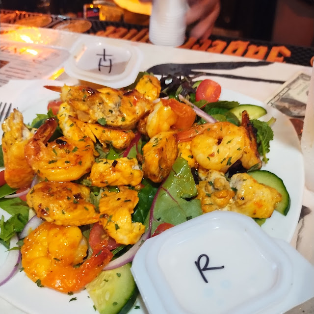 Grilled Shrimp and Chicken Salad