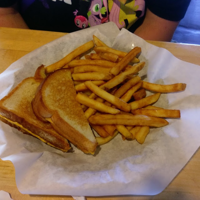 Grilled Cheese Sandwiche and Fries