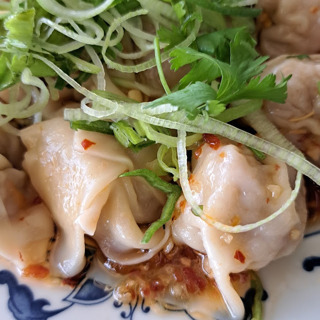 Steamed Won Ton in Red Hot Spicy Sauce 12