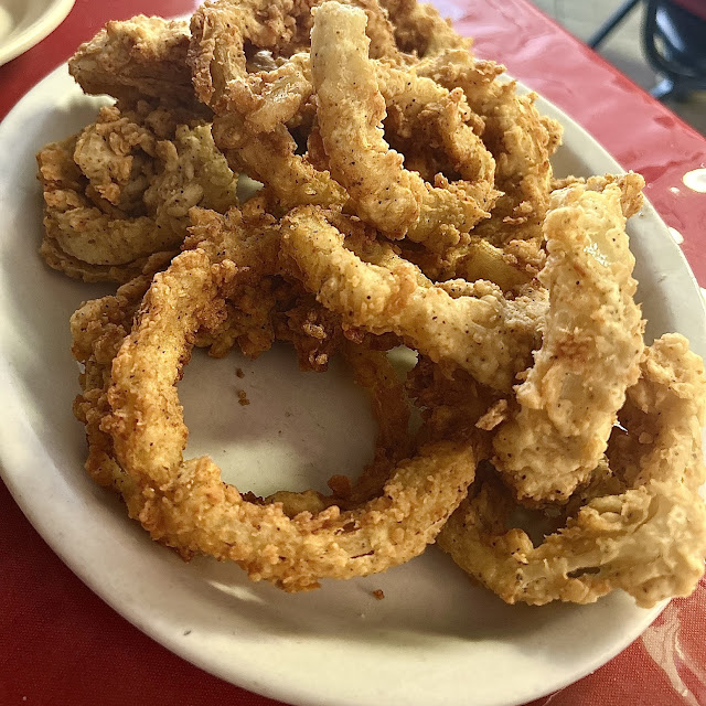 Chicken Tenders with Onion Rings
