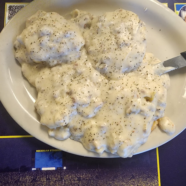 Sausage Gravy and Biscuits