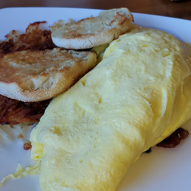 Bacon and Jack Cheese Omelette
