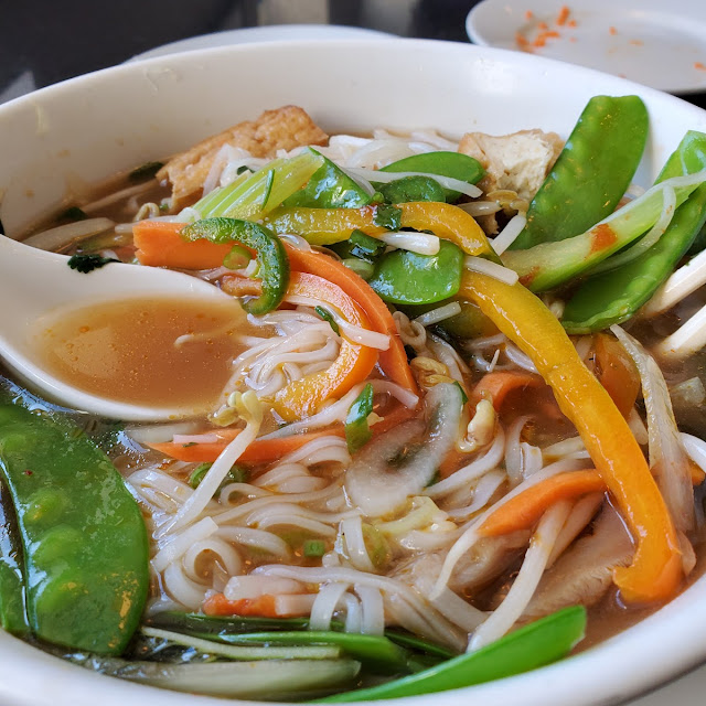 Seafood Egg Noodle Soup