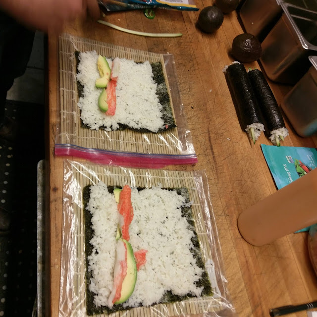 Crab Avocado Rice Roll