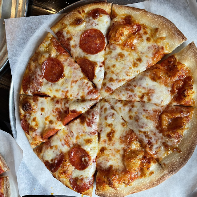 Half Pepperoni Half Cheese Pizza