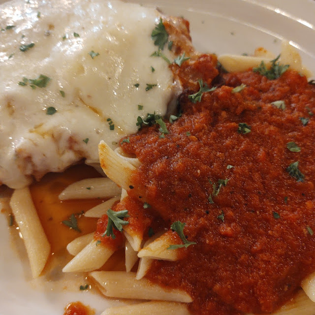 Chicken Parmesan with Penne