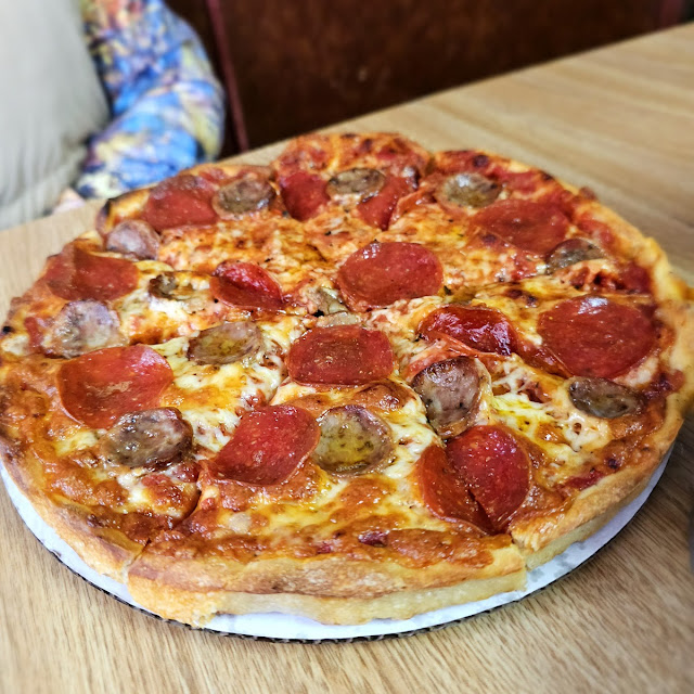 Sausage Pepperoni and Feta Cheese