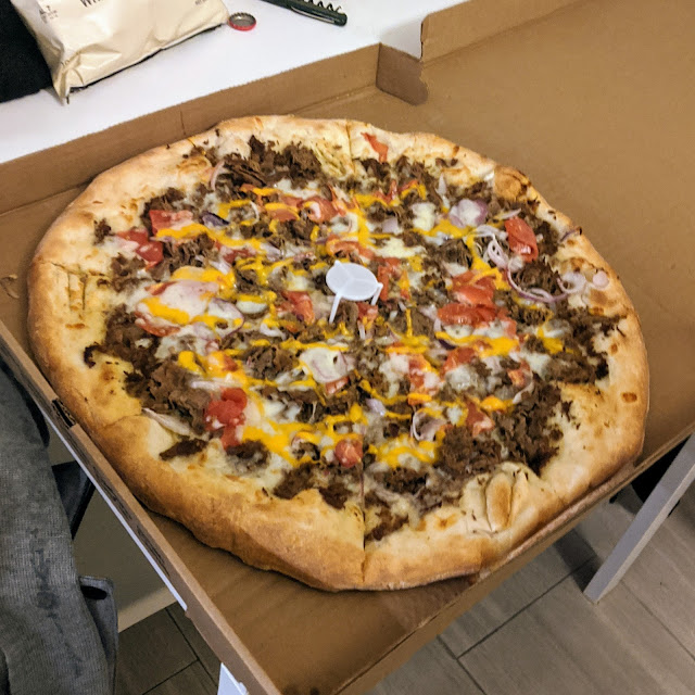 Cheesesteak Pizza