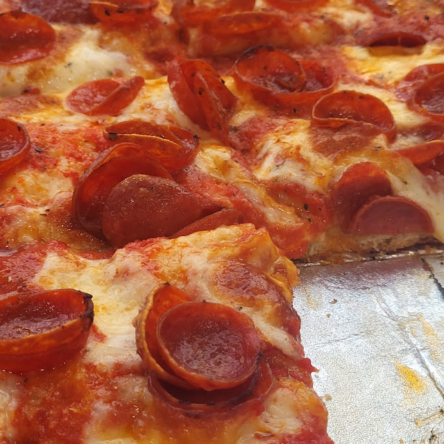 Sicilian Pizza with Pepperoni