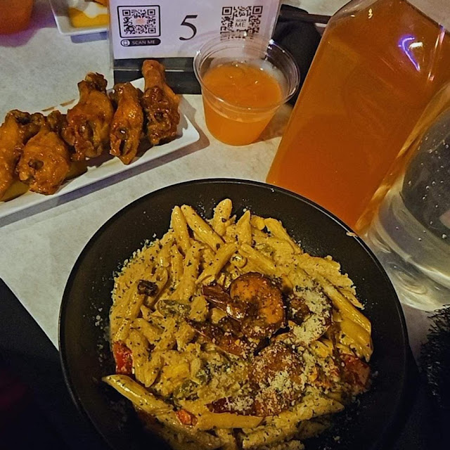 Rasta Pasta with Shrimp