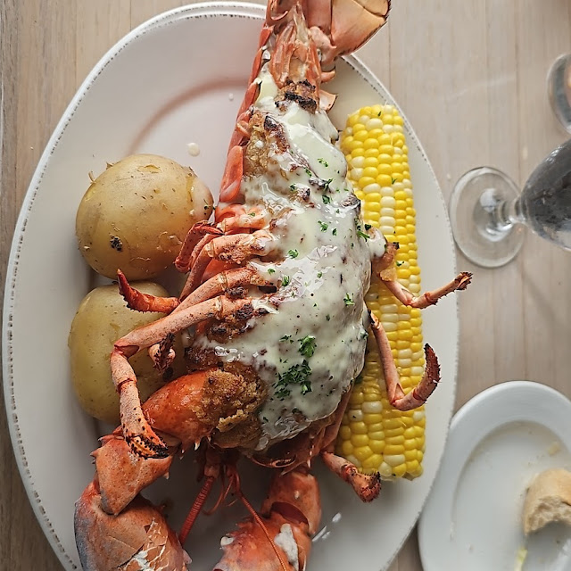 Baked Stuffed Lobster