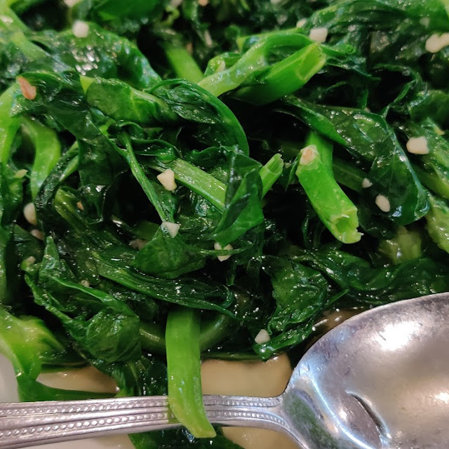 Sauteed Chinese Broccoli with Salted Fish