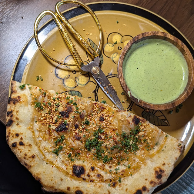 Miso Pizza with Dill Dipping Sauce