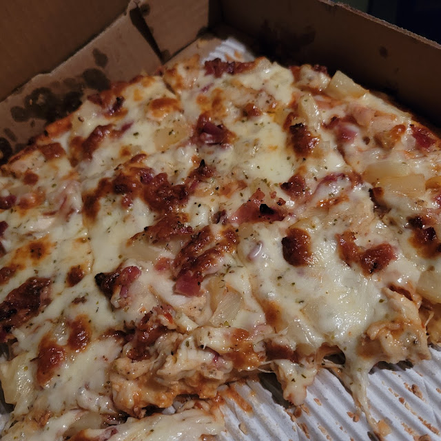 BBQ Chicken Pizza with Extra Cheese