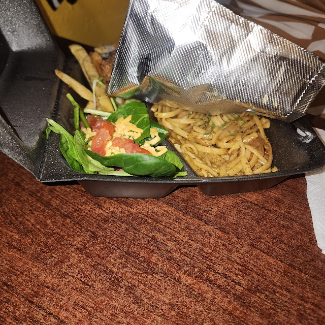 Fried Shrimp and Pasta