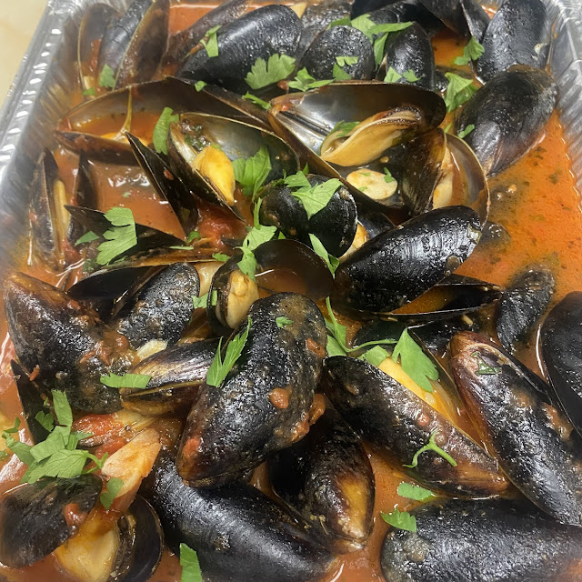Mussels Marinara Appetizer