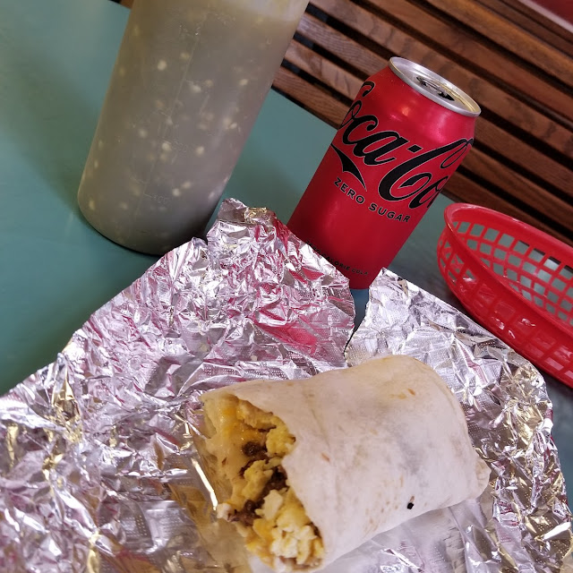 Barbacoa and Eggs Burrito