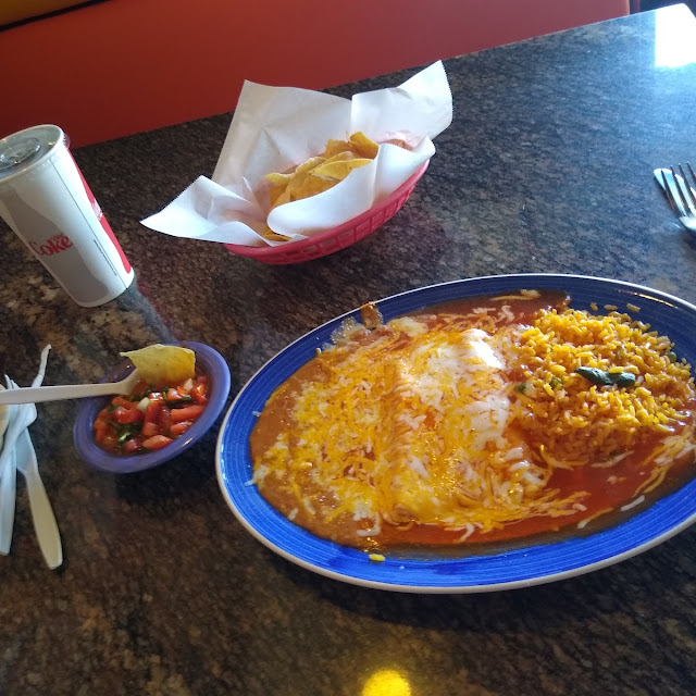 Two Enchiladas Plate
