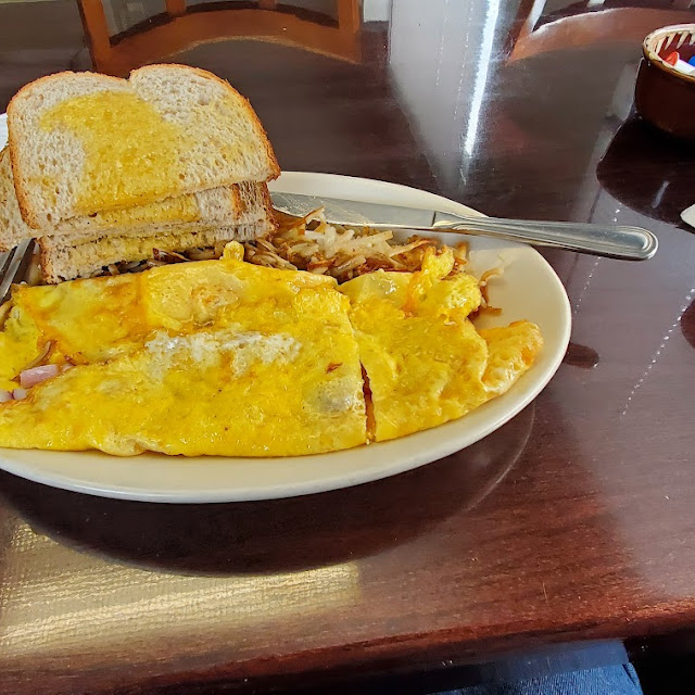 Triple Meat Omelette