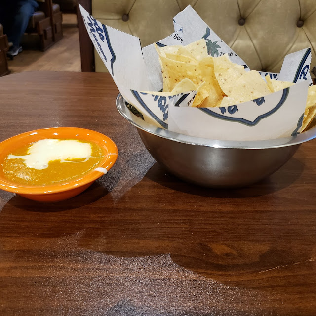 Chips and Bean Salsa Dip