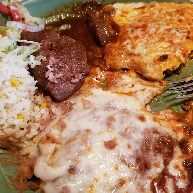 Combo Plate-Chile Relleno Taco Enchilada
