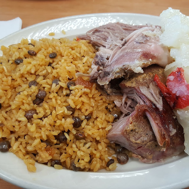 Yuca Arroz Con Gandules Pernil