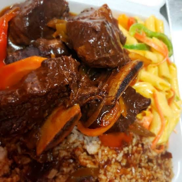 Brown Stew Chicken Combo