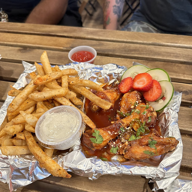 Strawberry Wings and Fries