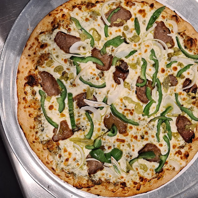 Pesto Sausage Whole Pie Pizza