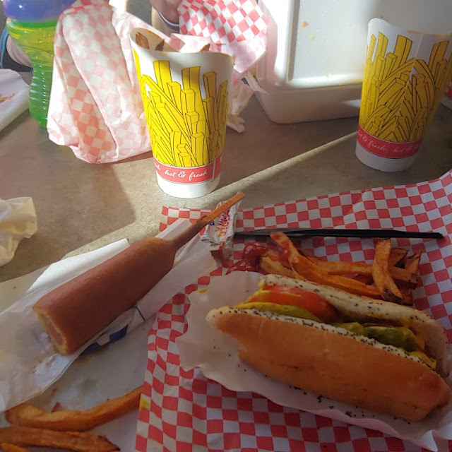 Chicago Dog Hand Cut Fries and Corn Dog