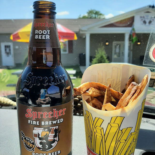 Fries and Root Beer Sprecher