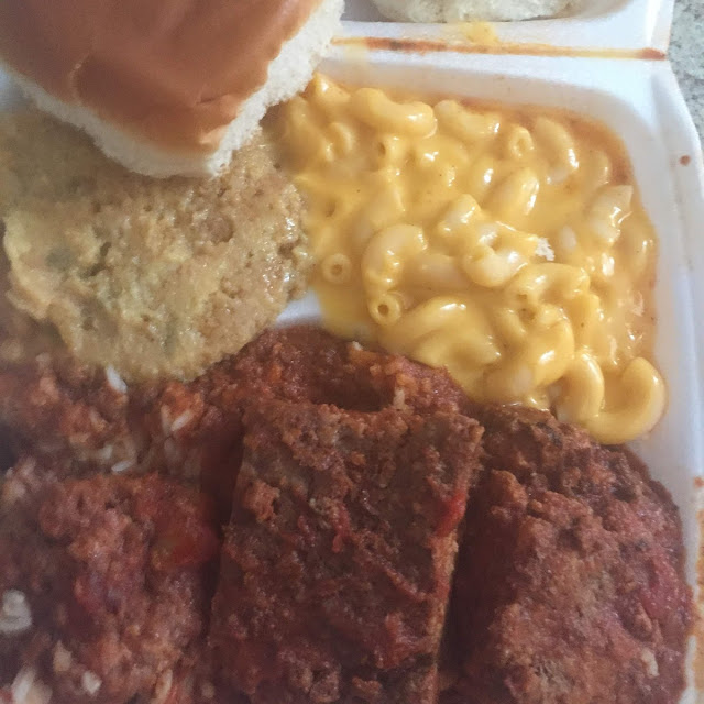 Meatloaf Rice Macaroni Cheese Cornbread Dressing