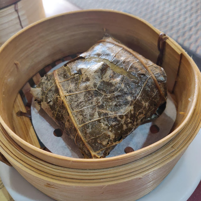 Steamed Sticky Rice in Lotus Leaf